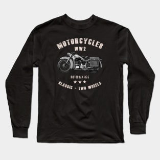 Motorrad R35 Retro Vintage Motorcycle WW2 Long Sleeve T-Shirt